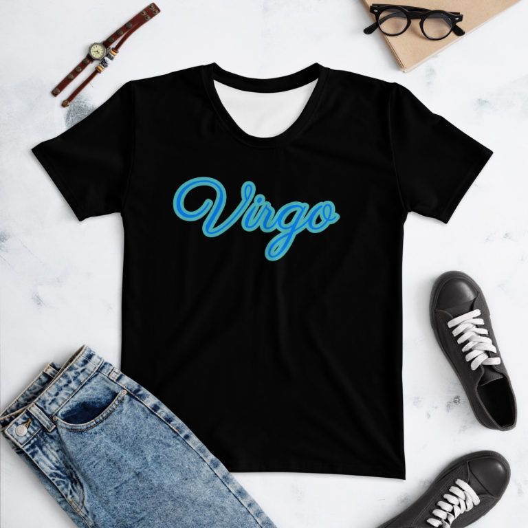 Black Virgo t-shirt for women